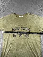 Vince And Valley T Shirt Men Medium Brooklyn New York 1996 Graphic Crystal Wash