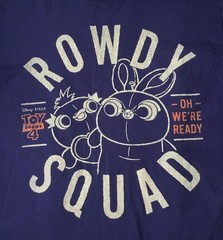 Disney Pixar Toy Story 4 Rowdy Squad Graphic T Shirt XL