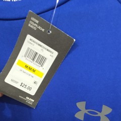 New With Tags Under Armour Men’s Shirt Blue M Short Sleeve UA Tech 2.0