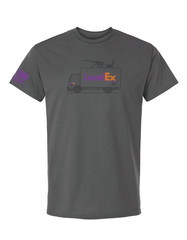 XS-XXL L EADEX LIKE FEDEX SHIPPING DESIGN 2A LTL FULL FREIGHT LOAD TSHIRT