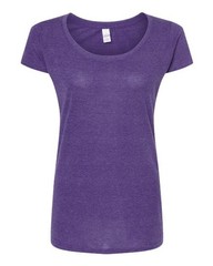 Tultex Women’s Poly-Rich Scoop Neck T-Shirt