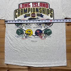 Long Island High School Football Championships Sports Graphic T-Shirt Size Large