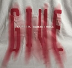 Men’s MED Print Graphic T shirt Short Sleeves White W/ Letter Print