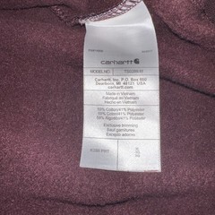 Carhartt Loose Fit Men’s XL Maroon Spring 2025 Cotton Blend Hoodie Sweatshirt