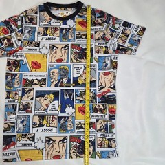 Oh Snap! Drill Clothing Co. T-Shirt Men’s Medium Comic Pop Art All Over Print