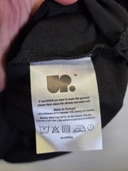 Universal Performance Ace Padel Print T-Shirt Small Black Graphic Sportswear Tee