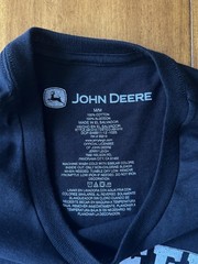 John Deere Shirt Mens Medium 1947 Model G Tractor Graphic Tee Farm Equipment