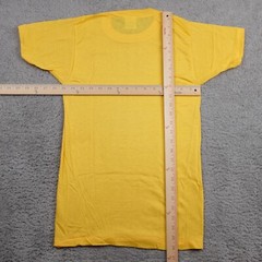 VINTAGE Cal Cru Adult S Gold Short Sleeve Basic T-Shirt