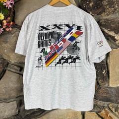 Vintage 1996 Games Of The XXVI Olympiad Atlanta World Wide Tour T Shirt Large