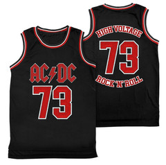 Basketball Jersey AC DC High Voltage Rock N Roll Unisex Shirt All Size SE283
