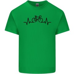 Bicycle Pulse Cycling Cyclist Road Bike Mens Light Cotton T-Shirt