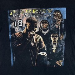 Aubrey & The Three Migos Live 2018 Drake Rap Hip Hop Music Band T-Shirt Medium