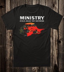 Retro Tee T Shirt 100% Cotton 80’s 90’s Style Ministry Jesus Built My Hot Rod