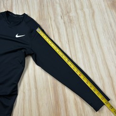 Nike Pro Pinwheel Thick Winter Long Sleeve Base Layer Black Size Large Warm