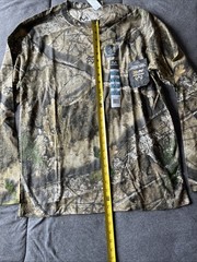 REALTREE APX SCENT CONTROL HUNTING CAMO LONG SLEEVE MEN’S T-SHIRT (SIZE – M)