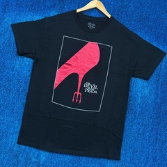 The Devil Wears Prada Red Foil Fashion Theater Poster Tee L