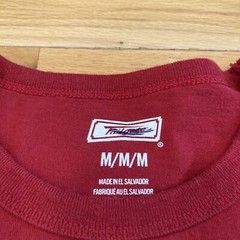 Wisconson Badgers Mens Shirt Size Medium Red Long Sleeve College Football