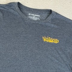 Volcom Graphic T Shirt Mens L Gray Graphic Skate Surf Streetwear Logo Y2K Style