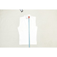 Under Armour Men’s HeatGear Compression Mock Neck Sleeveless Shirt White Sz XL