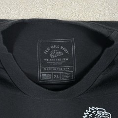 Few Will Hunt T Shirt Average Is The Enemy Graphic Mens XL Black Gym MMA USA
