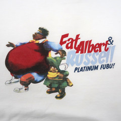 Vintage Platinum Fubu Fat Albert And Russell T Shirt Men’s L Large White Y2K