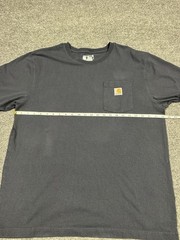 Carhartt Men’s Shirt LARGE Loose Fit Grey Short Sleeve K87 Pocket