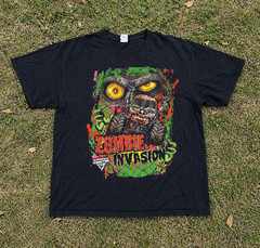Black and Green Zombie Invasion Monster Truck T-Shirt