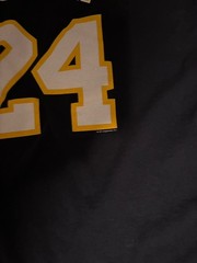 Y2K Kobe Bryant Black, Un Graphic, Unisex T-Shirt, Majestic Brand Screen Print ￼