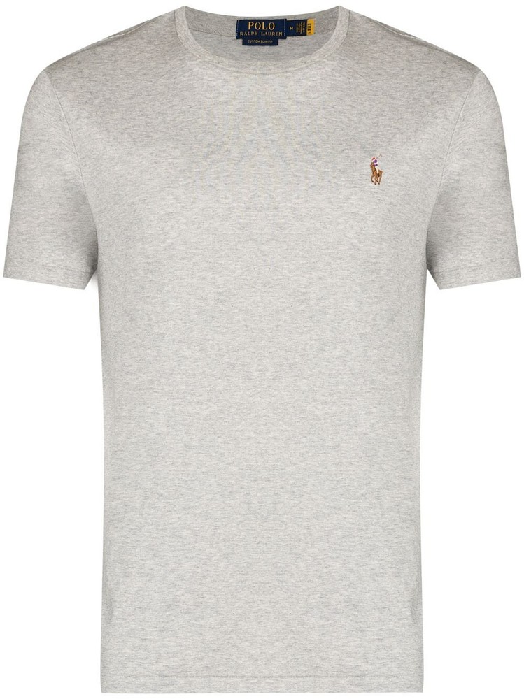 Polo Ralph Lauren Mens Custom Slim Fit T shirt in Gray Heather Size Small