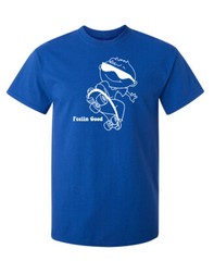 Feelin Good Skater Sarcastic Humor Graphic Novelty Funny T Shirt
