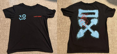Off-White Reprint 2013 Black Baby Blue Vintage Graphic T-Shirt Mens S-5XL