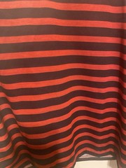 Unbranded Men’s Tank Top Red / Navy Blue Stripes Racerback Size Small NWOT