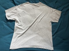 Vintage Easy Riders Shirt Mens Medium Gray Work Sucks Let’s Ride Flames Y2K