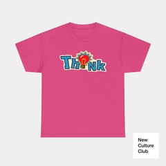 Think Skate Classic Logo Red Bulb 90s 00s Board Retro T Shirt Design Many Colors
