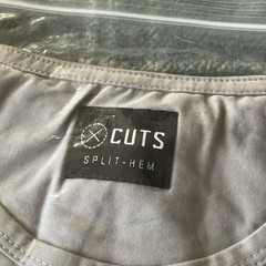 Cuts T-Shirt Lot Multicolor Curve-Hem & Split-Hem XL/L Sizes