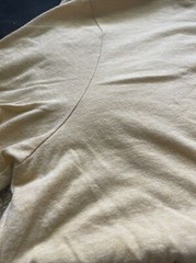 3 Banana Republic Men’s Premium Wash Crew Neck T-Shirts, MED, 2 Black & 1 Yellow