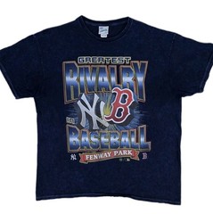 47 Brand Vintage Tubular RED SOX / YANKEES Greatest Rivalry in Baseball Shirt XL