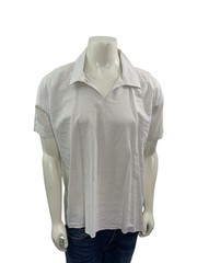 Castro Men’s Size XXL ( Runs Smaller) City Design collar Neck Linen Blend Shirt