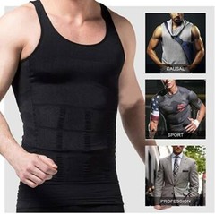 # Men’s Body Shaper Slimming Shirt Compression Sauna Vest Elastic Slim Shapewear