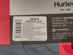 NWT – Hurley – 2 Pack Men’s Graphic Tees – Dark & Light Blue – Medium
