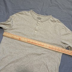 Patagonia Shirt Mens Large Beige Long Sleeve Daily Henley Organic Cotton Hiking