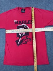 Vintage Bob Marley Zion Rootswear T-Shirt Mens Medium Red 2007 Rasta Reggae