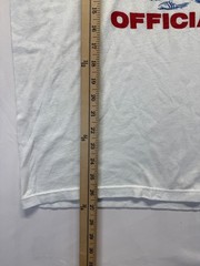 VTG Stedman T Shirt Mens Large White Graphic Print Richmond Newspapers Marathon