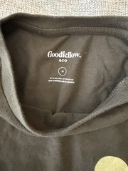 Goodfellow & Co Men’s Gray Outdoor Graphic Crew Neck Long Sleeve T-Shirt M