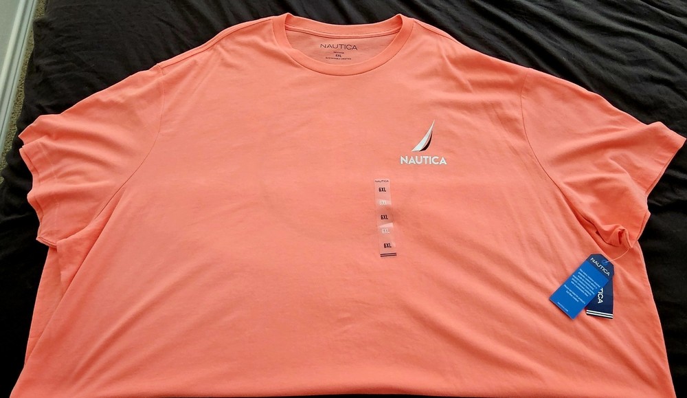 Nautica Mens Big & Tall lightweight T Shirt in 6X Very Nice Color For Summer! 🔥