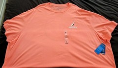Nautica Mens Big & Tall lightweight T Shirt in 6X Very Nice Color For Summer! 🔥