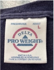 Classic Disney Eeyore Florida Delta Pro Weight T-Shirt Navy Size Large