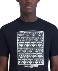 Karl Lagerfeld Paris Logo Graphic T-Shirt Men’s Small Black Multiplied Kocktail