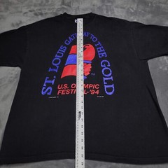 Vtg 90s Olympics Games Shirt Sz XL Single Stitch St Louis Arch Hanes 1994