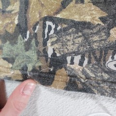 Vintage Jerzees Camo Shirt Mens Extra Large Brown Mossy Oak Forest Floor Y2K Tee